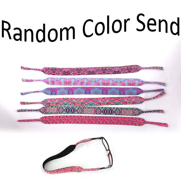 

48cm glasses anti slip strap neoprene bag outdoor sports eyeglasses string sunglass rope band holder random color send h766q