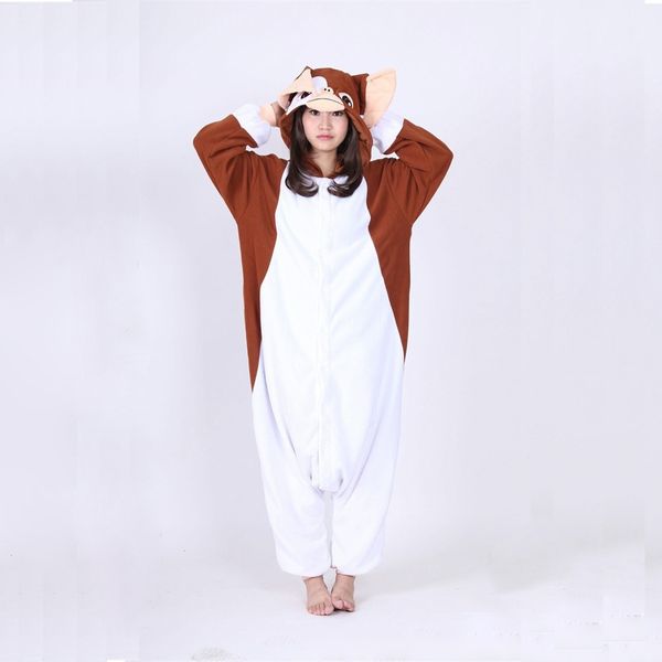 

женщины флис животных пижамы милый мультфильм животных косплей с капюшоном пижамы для женщин женский леди пижамы одежда, Black;red