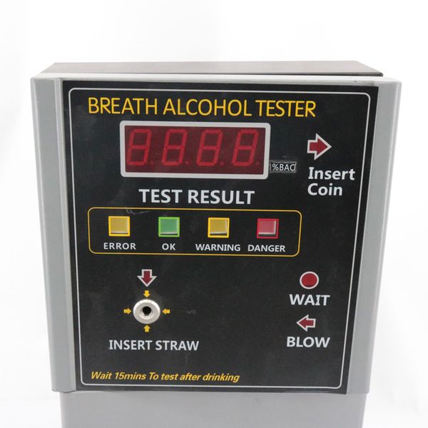 

at319 breath alcohol tester coin-operated power by ac adaptor 110/220v