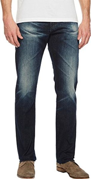 

ag adriano goldschmied mens everett slim straight leg denim in 3 years trentwood, Blue