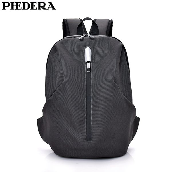 

phedera new oxford female backpack with reflective stripe fashion couple racksack red woman men black back pack