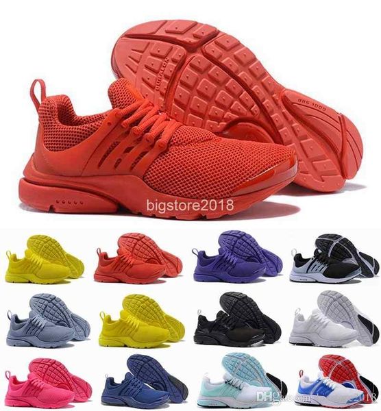 

2018 new presto 5 br qs breathe black white yellow men women running shoes prestos sports sneakers air brand mens designer chaussures