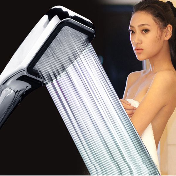 

300 square holes rainfall showerheads pressurized shower water-saving shower