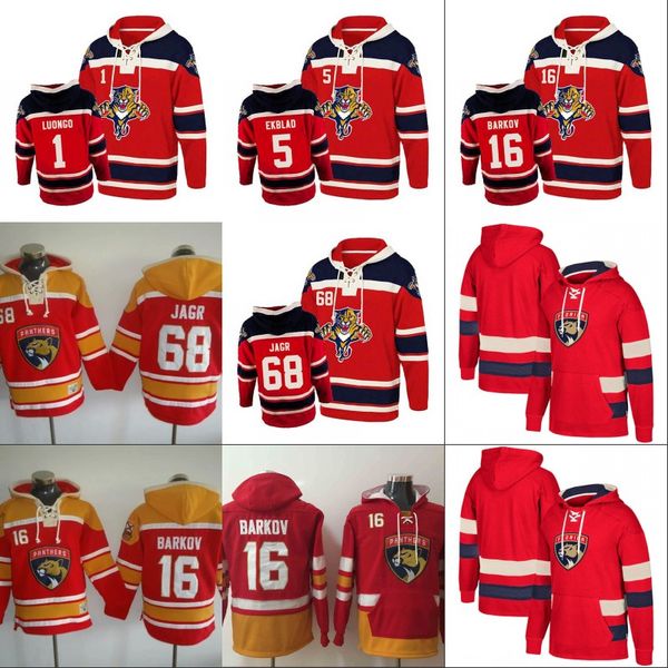 

Florida Panthers Hoodies Hockey Jersey 1 Roberto Luongo 5 Aaron Ekblad 16 Aleksander Barkov 68 Jaromir Jagr Custom Hockey Jerseys Red