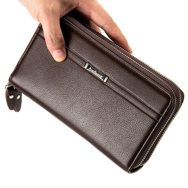 

new business wallet clutch coin pocket purse casual portfolio passport wallets large capacity multi-card bit wallet, Red;black
