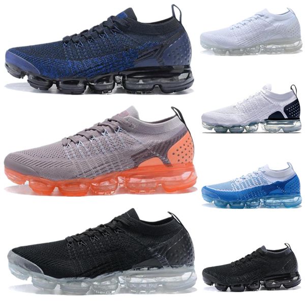 

2018 NEW Fly Kintting Air Cushion 2.0 Triple Black White Running Shoes Fashion Designer TOP Quality Sports Discount Casual Shoes on sale