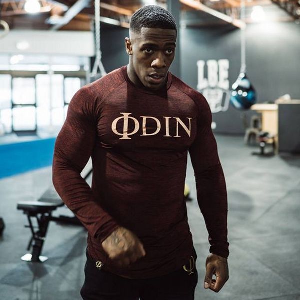 

2018 fashion men bodybuilding casual fitness long sleeve tshirt solid pleated on shoulder o-neck spring&summer t shirt men, White;black