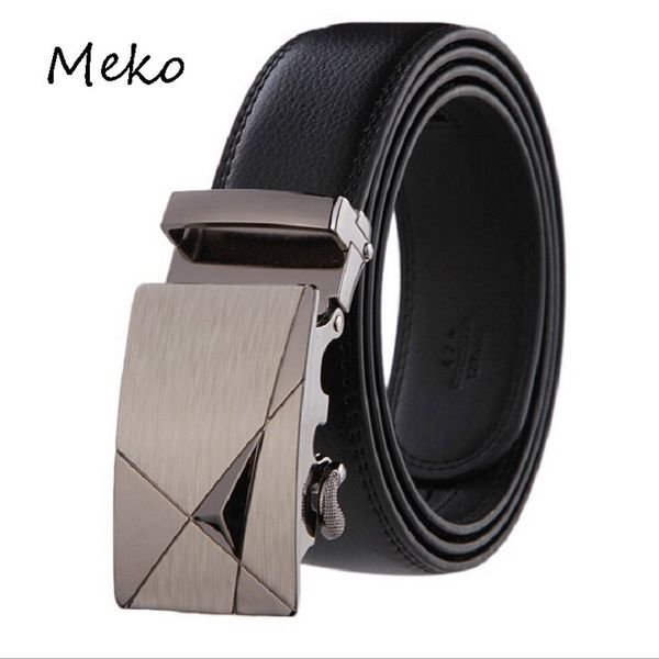

leather belts for mens fashion business mens belts automatic buckle men's belt male waistband ceinture,cinto masculino, Black;brown