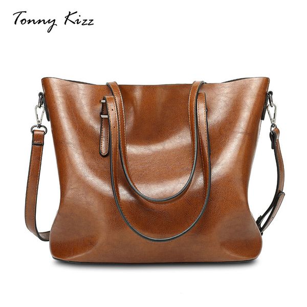 

women handbag large shoulder bag pu leather tote bags ladies retro crossbody bags designer tonny kizz 2018