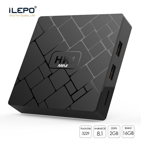 

hk1 mini smart tv box rk3229 2gb 16gb android 8.1 tv box 2.4g wifi 4k set tv box