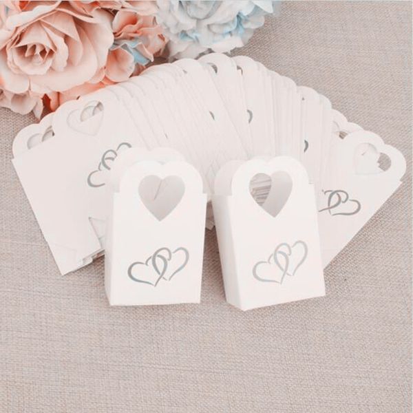 

mini small candy box handle gift box wedding baby shower birthday party favor boxes white black color