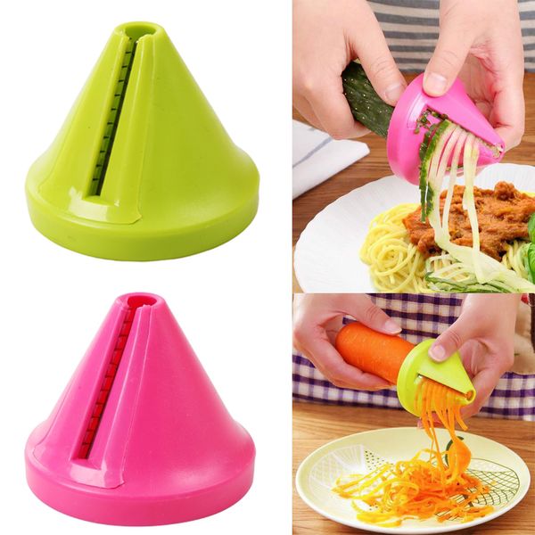 

gadget funnel model vegetable shred spiral slicer carrot radish cutter vegetable spiralizer grater kitchen tool for pasta noodle