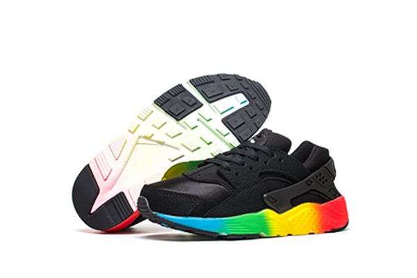 

Hot Huarache ID Custom Breathe Running Shoes For Boys And Girls Kids navy blue tan Air Huaraches Sneakers Huraches Brand Hurache Trainers