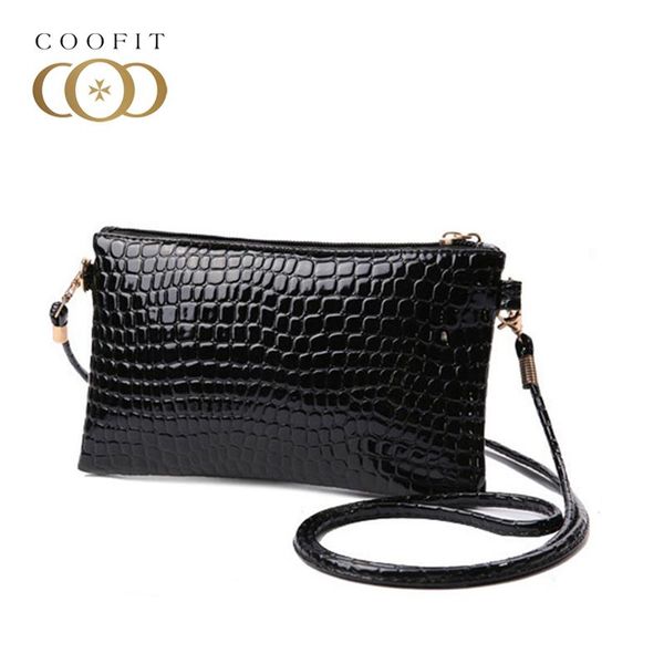 

elegant alligator women's pu leather handbag vintage women messenger shoulder bags clutch bag bolsas feminina