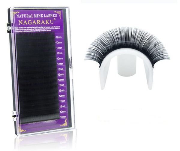 

0.05 0.07 0.1 0.15mm j/b/c/d curl mink eyelash extension soft 3d 6d voluming lashes tray russian eyelash dhl shipping