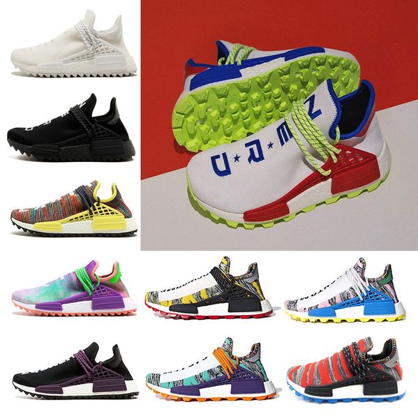 

Cheap Human Race Afro Hu Solar Pack sneaker NERD Homecoming Running shoes Hu trail holi Men Women trainer Sports Athletic shoes size 36-45
