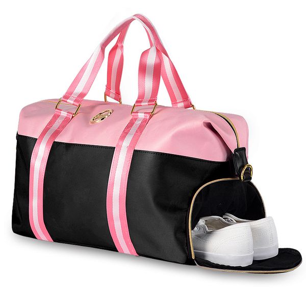 

simple fashion duffel bag woman sport yoga bags large capacity waterproof luggage bag all match hand bag ba065