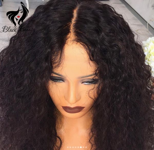 Glueless Kinky Curly 20inch Long Natural Color 150 Density With