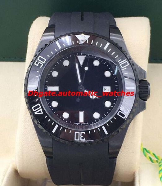 

luxury watches 2 style stainless steel ceramic bezel rubber bracelet watch 44mm 116660 automatic fashion men's watch new style, Slivery;brown