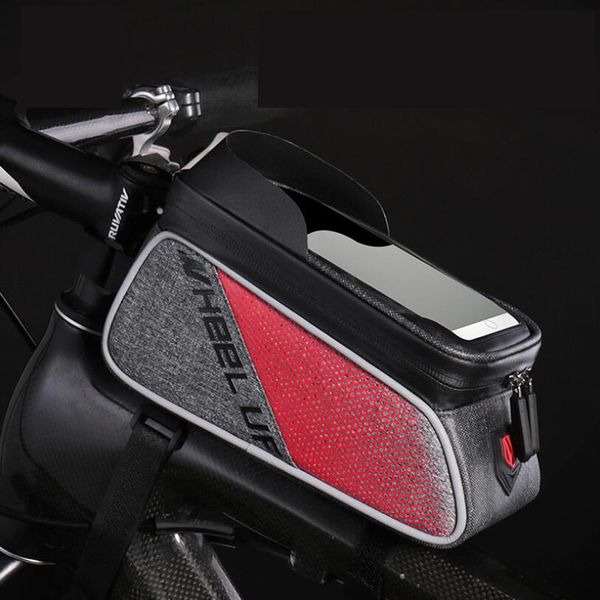 

bike bag bicycle waterproof bags cycle touch screen phone bags mtb mountain front pack tube pocket bike cycling pouch