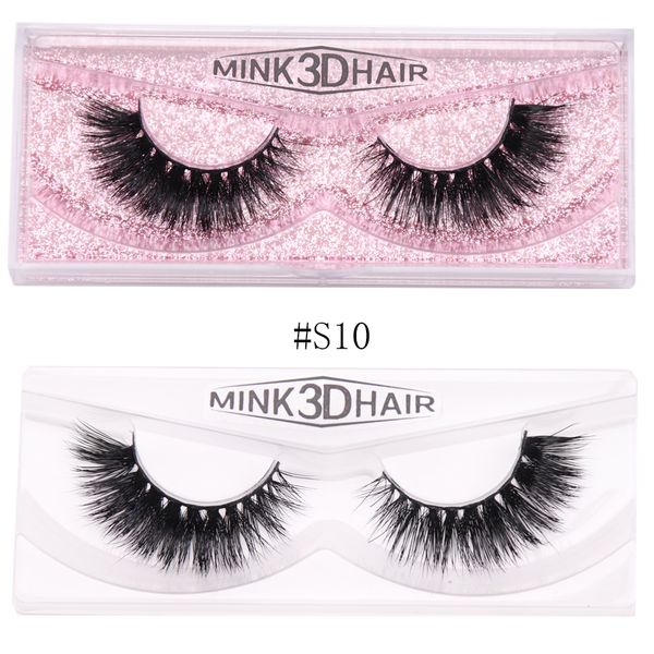 

mink lashes handmade reusable 3d real mink eyelashes natural long false eyelash extension makeup 1 pair s10