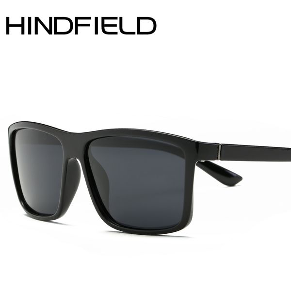 

hindfield sunglasses men polarized rectangle mirror sunglasses uv400 fashion eyeglasses women rectangle frames ultralight o187, White;black