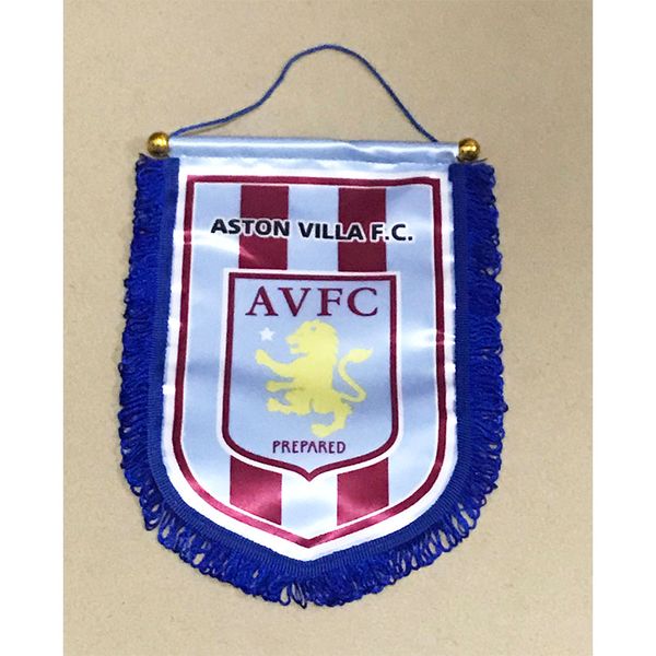 

Flag of England Aston Villa FC Handing flag 30cm*20cm Size Decoration flag banner for home & garden Festive