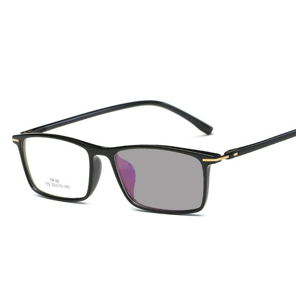 

men's color glasses anti uv sunglasses pingguang pchromic sunglasses change color gray brown lenses nx, Silver
