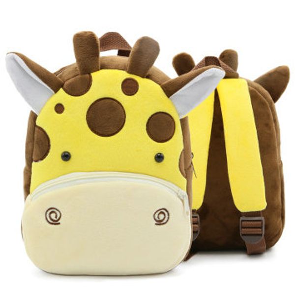 

giraffe backpack 3d animal light weight day pack young child school bag kids packsack plush rucksack sport schoolbag outdoor daypack