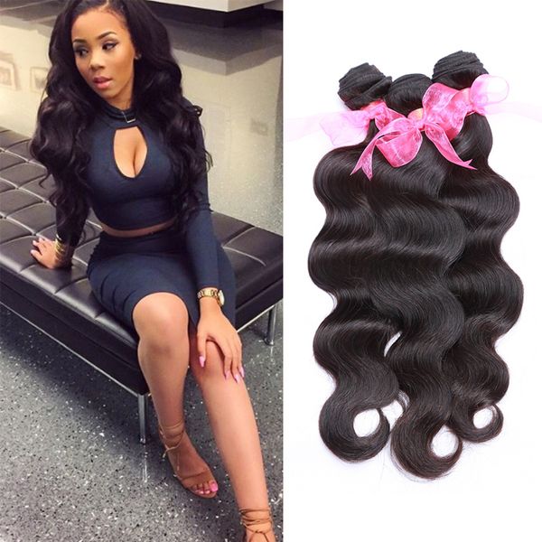Human Hair Bundles Brazilian Body Wave 3 Bundles 8a Peruvian