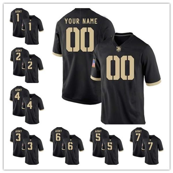 

Customized Army Black Knights mens women youth Any Name Any Number Black College Football stitched Jersey free shipping