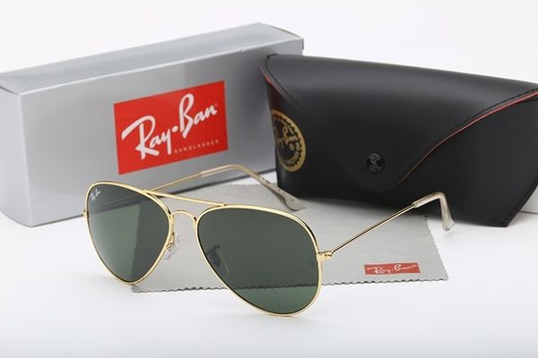 

Luxury ray 3025 brand polarized ungla e men women pilot ungla e uv400 eyewear aviator gla e driver ban metal frame polaroid len