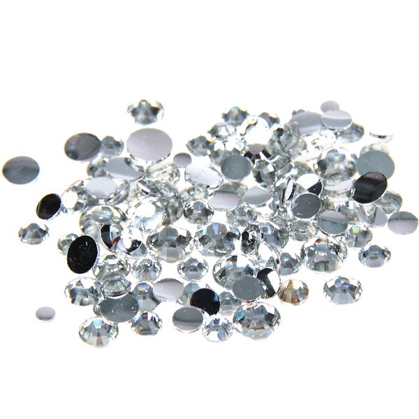 

1000pcs 2-5mm and mixed sizes crystal resin rhinestones non ix glitter beauty for nails art backpack diy design decorations, Silver;gold