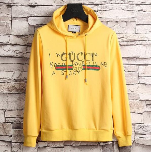 

2018 осень прилив новый свитер мужчин и женщин Bf ветер печати свитер граффити подпись куртка с капюшоном M - - - 2XL