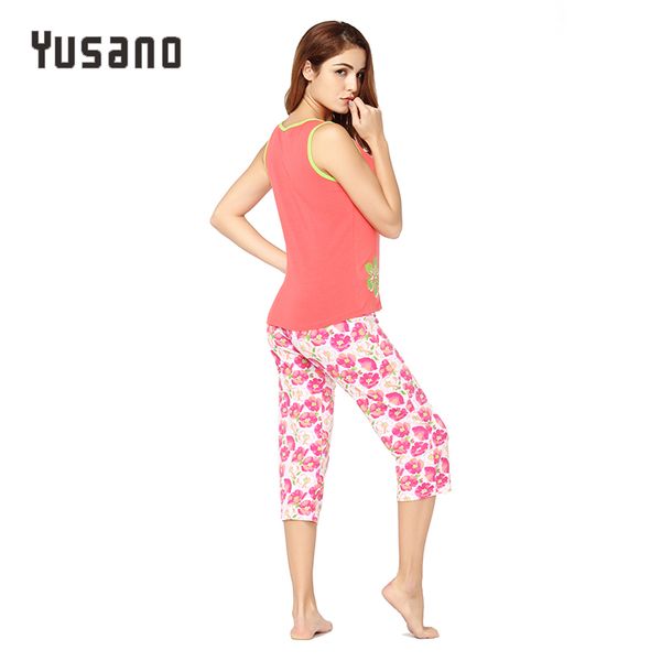 

ночное белье femme pajama set женский летний пижамный комплект хлопок сексуальные пижамные комплекты шорты капри drawstring sleepless с цвет, Red;black