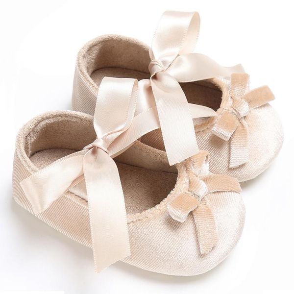 

baby boys kids first walkers shoes baby toddler girls crib shoes princess flower soft prewalker soft sole anti-slip