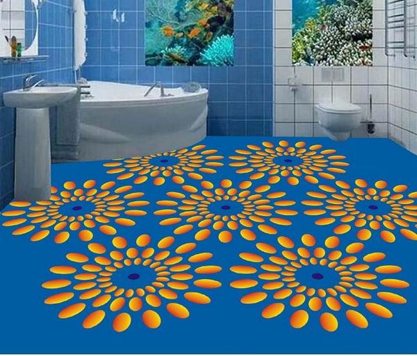 

bathroom wallpaper creative new will move the 3d floor floor wallpapers for living room