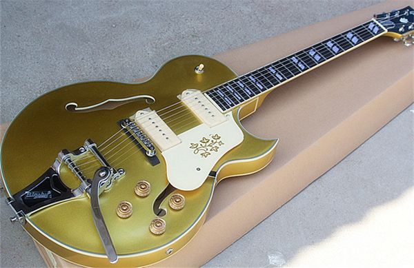 

customized factory direct sale es-295 hollow body guitar with ing