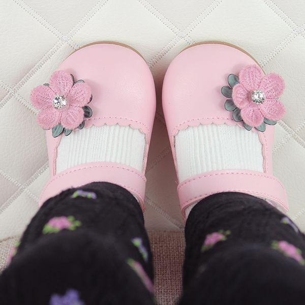 

2018 new style toddlers shoes baby girl leather shoes flower single shoe girls party for 1-4 years old children mch075, Black;grey