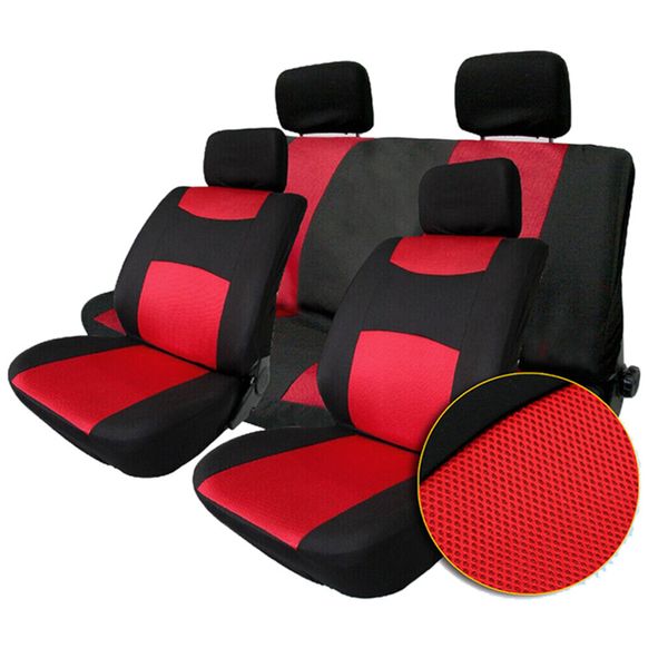 

10pcs/set universal car automobiles seat covers headrest front back cover sandwich fabrics 4 seasons auto interior accessories