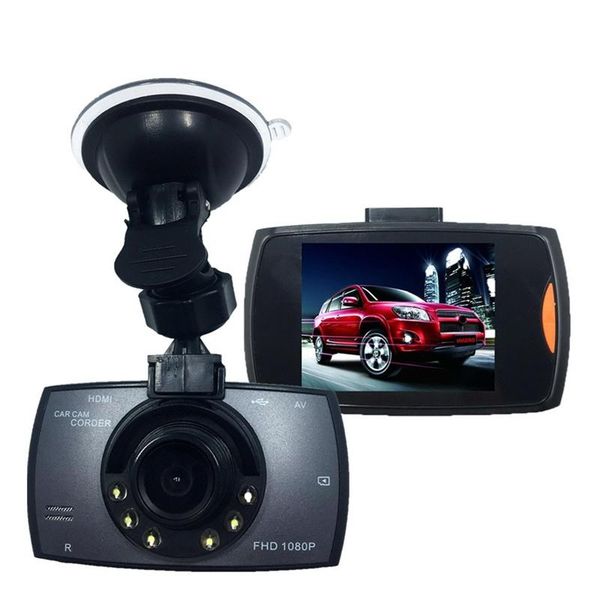 2.7 polegadas carro DVR câmera de visão noturna dashcam completo gravador de vídeo HD 2Cr dupla lente de 140 graus ângulo de visão ampla