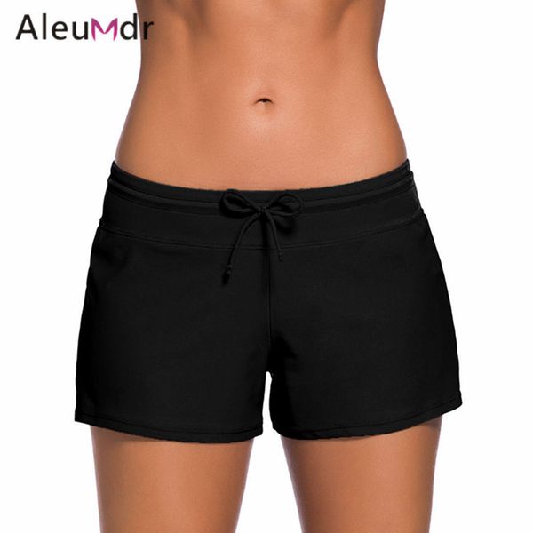

aleumdr bikini bottoms brazilian women's boardshort swimsuit bikinis panties bathing shorts two-piece separates swimwear lc41977, White;black