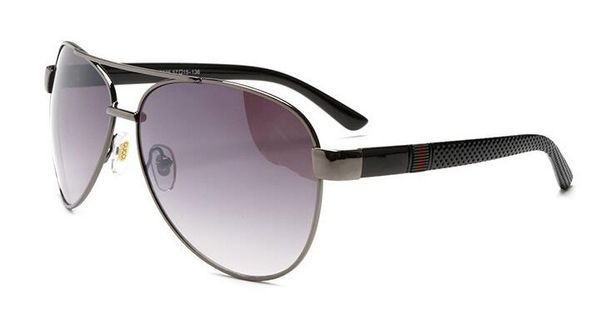 

2018 sunglasses fashion luxury evidence retro vintage men brand designer shiny gold frame laser logo women 9242, White;black