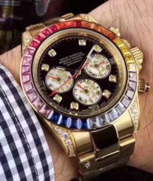 

automatic mechanical men's watch classic men's watch, Slivery;brown