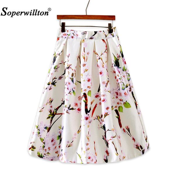 

soperwillton 2018 new fashion women tutu saias female womens vestidos summer style skirts vintage elegant midi ball gown #a788, Black