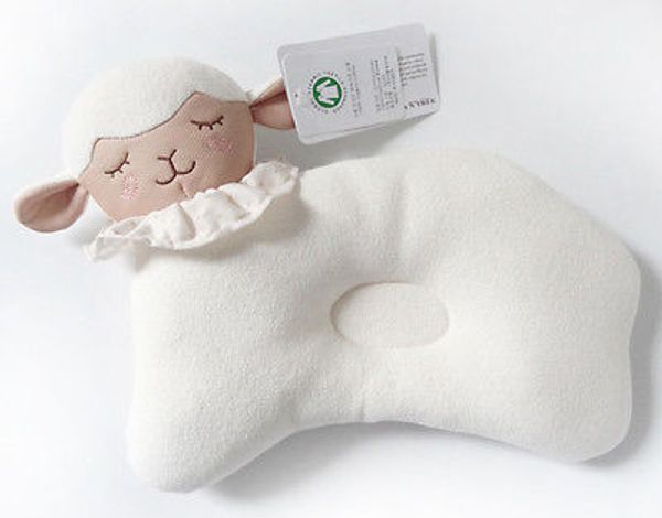 

newborn baby pillows infant soft memory foam support prevent flat head cotton sleep cushion