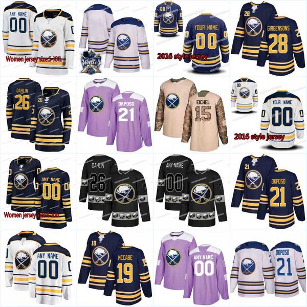 

New Season Buffalo Sabres Jersey 5 Matt Tennyson 35 Linus Ullmark 53 Jeff Skinner Scott Wedgewood Carter Hutton Matt Hunwick Jerseys