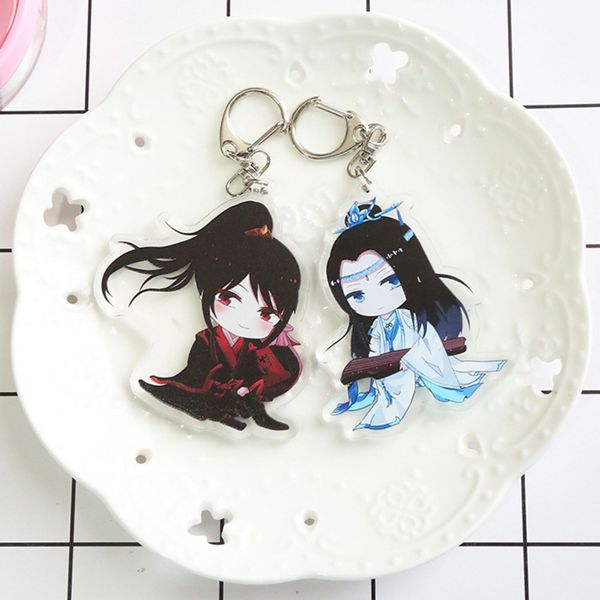 Acheter Dessin Animé Chinois Ancien Style Cosplay Porte Clés En Acrylique Mode Drôle Anneau Porte Clef Sac Pendentif Porte Clés Cadeaux Portachiavi De
