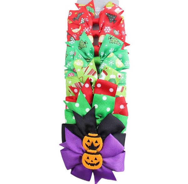 

мода рождество хэллоуин как 10 цветов one card для детей шпилька девушки головной убор cutehair аксессуары бесплатная доставка, Slivery;white