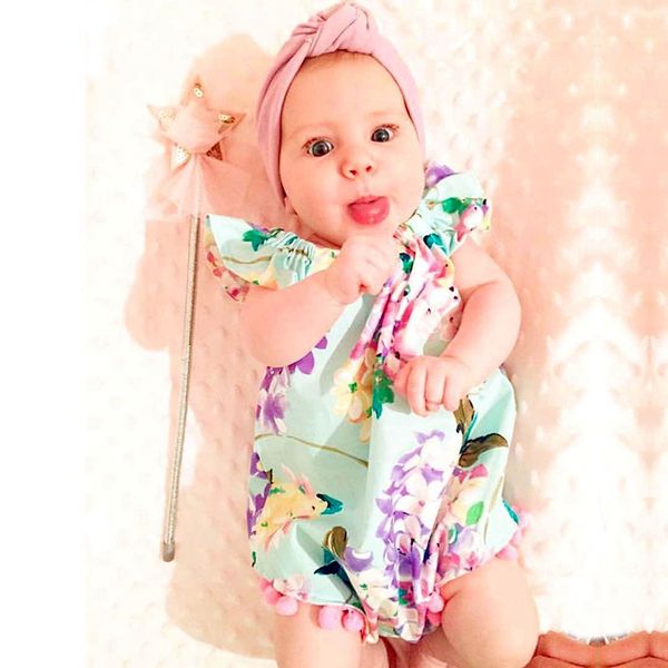 

baby girl clothes newborn baby romper summer cotton short sleeve girl romper jumpsuit kids baby outfits clothes newborn clothing, Blue